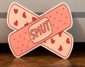 Smut Heals Everything | Pink Bandage Vinyl Sticker