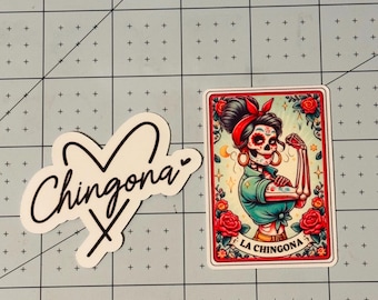 Chingona Sticker, Latina stickers, Spanish Latina Decal, Spanish Sticker