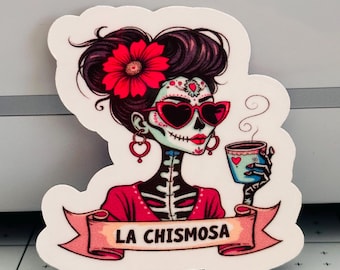 La Chismosa Sticker | Latina Social Club | Funny Gossip Sticker | Latina Vibes