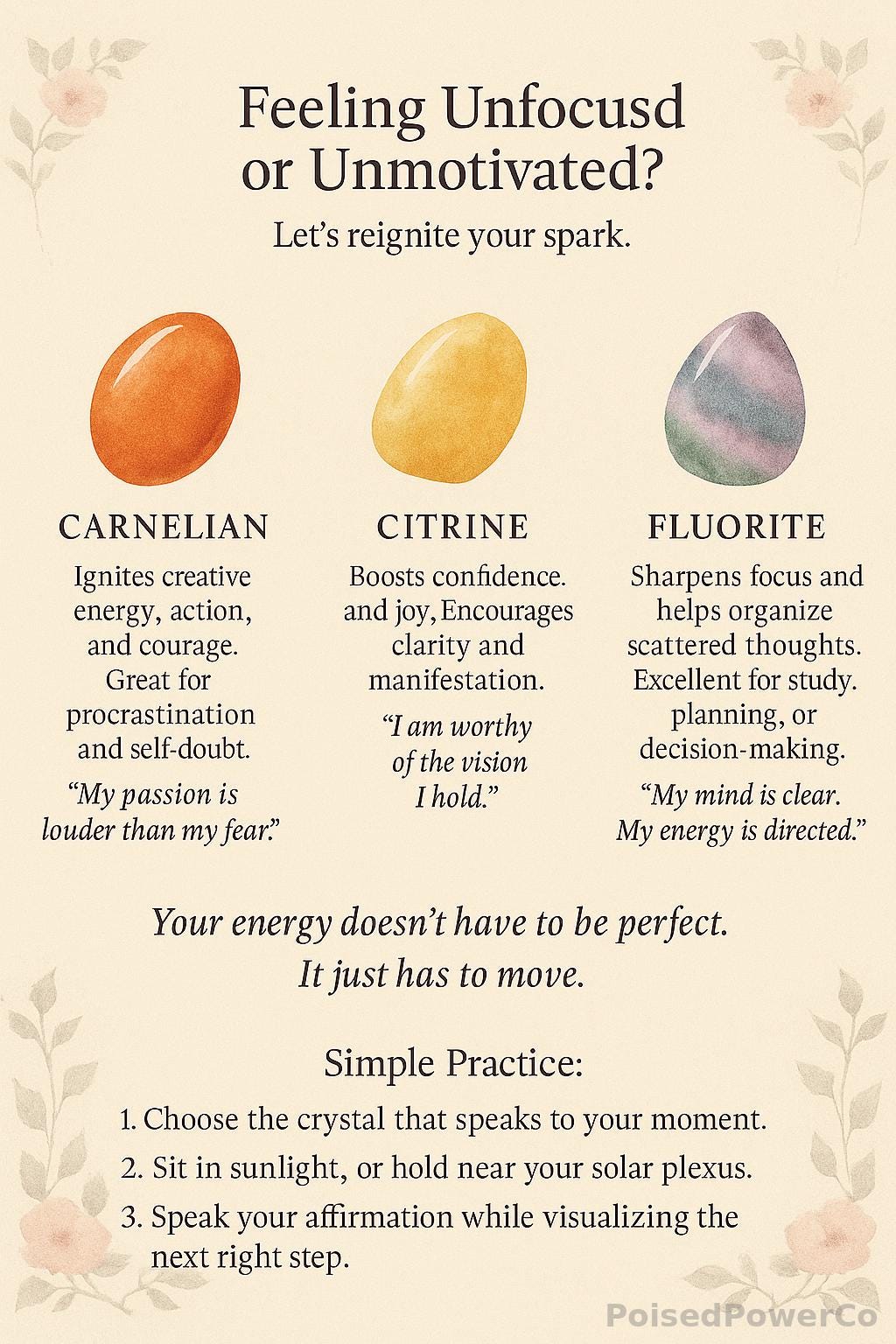 Beginner Crystal Guide, Printable Crystal Uses, Scenarios (PDF) - Etsy
