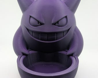 Gengar Dekoratives Tablett - Halten Sie Ihren Schmuck, Gegenstände oder Krimskrams bereit
