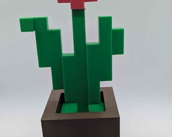 Maceta de Minecraft: tulipán y lirio de los valles