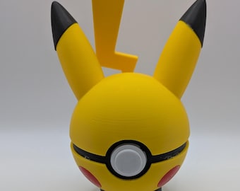 ピカチュウ モンスターボール：3Dプリントアニメファンアート