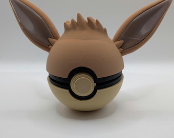 Pokébola de Eevee que se puede abrir