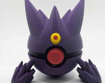 Mega Gengar Pokeball - Shiny Version Available - Functionable