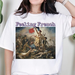 French Revolution Unisex Tee, Patriotic France TShirt, Liberty Equality Fraternity Top, Historical Graphic Shirt, Liberty Leading the People