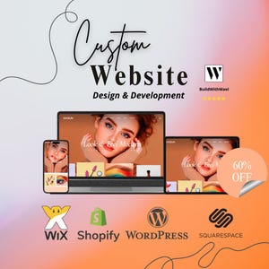 48H Launch Offer - 60% OFF, Custom Website Design and Development, Custom Website, Business & Freelance Websites, SEO,Wix,WordPress,Shopify