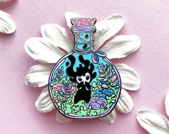 Mana Potion Bottle - hard enamel pin