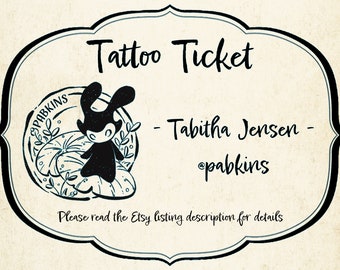 Tattoo Ticket - Pass