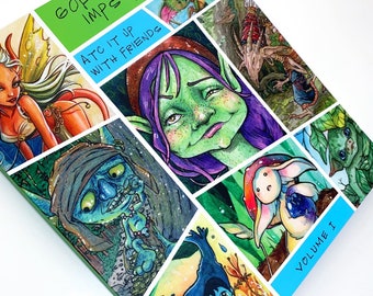 Goblins, Golems, Imps & Trolls, ATC It Up with Friends, Volume 1 - Art Book, Fantasy Art