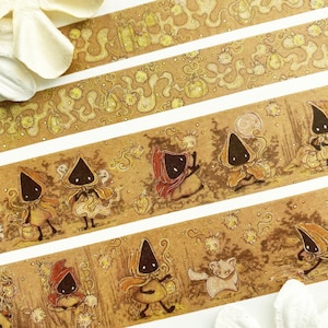 Ocker & Umber Washi Tape im Kraft Stil - Traditionelle Version
