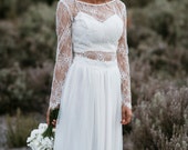Long sleeve lace top Lila - Sample Sale