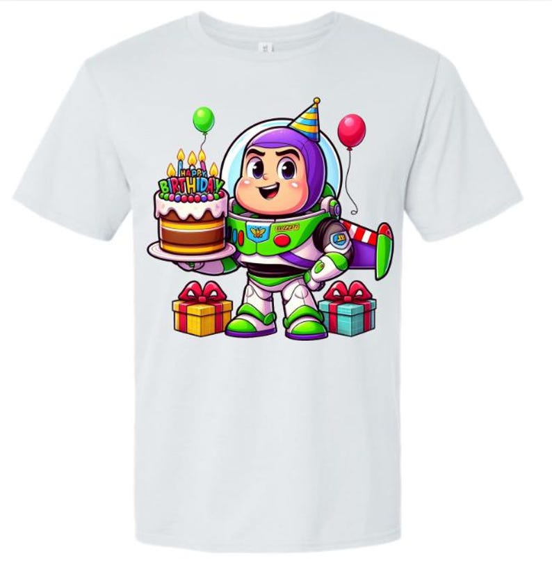 Buzz Lightyear Happy Birthday - Etsy