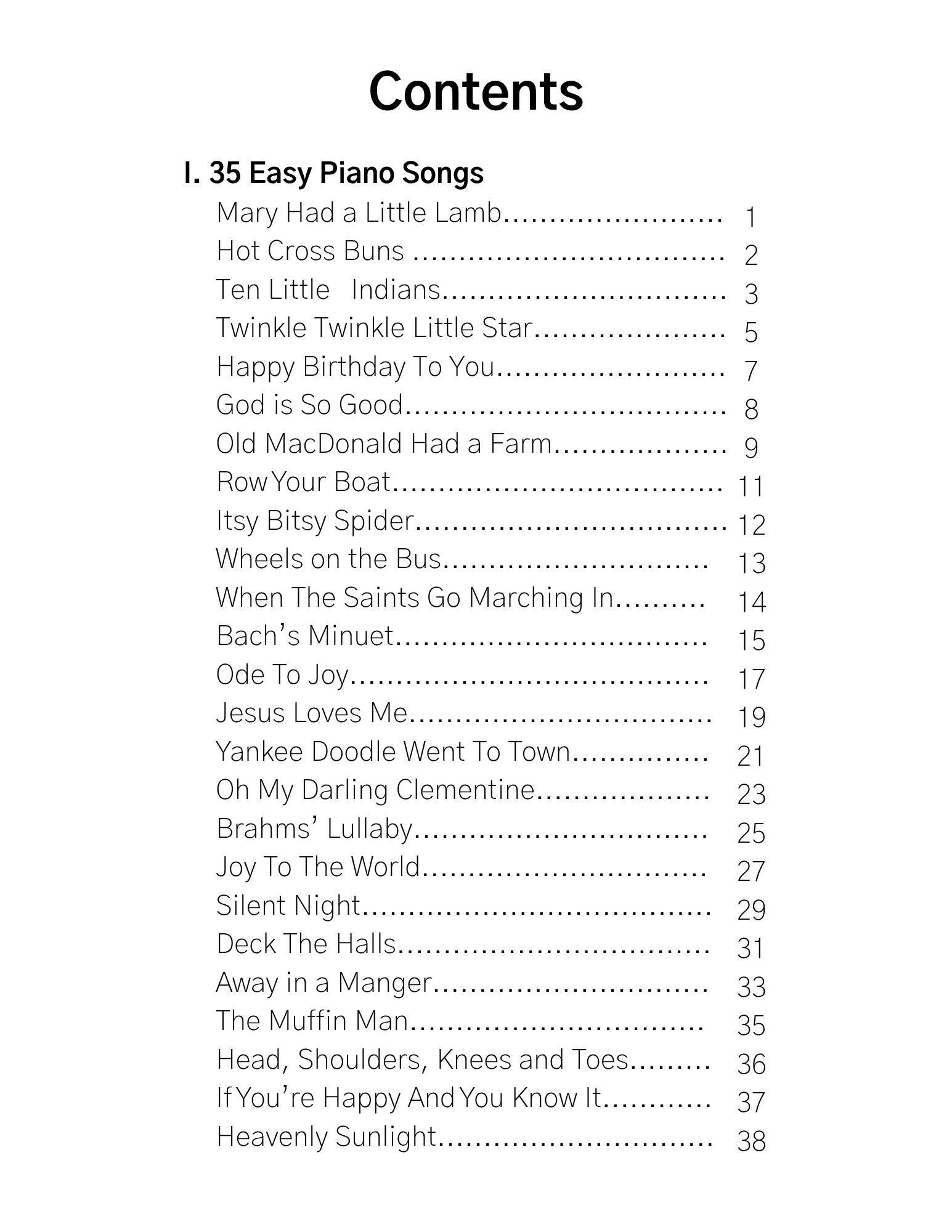 Easy Piano for Kids and Beginners | 35 Fun Songs | Printed Book - Etsy