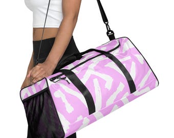 Pink Graffiti Duffle Bag