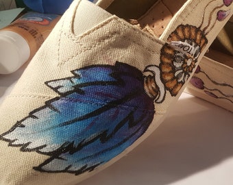 Dream Catcher Native American Boho Feather Men Women's High Top Shoes
