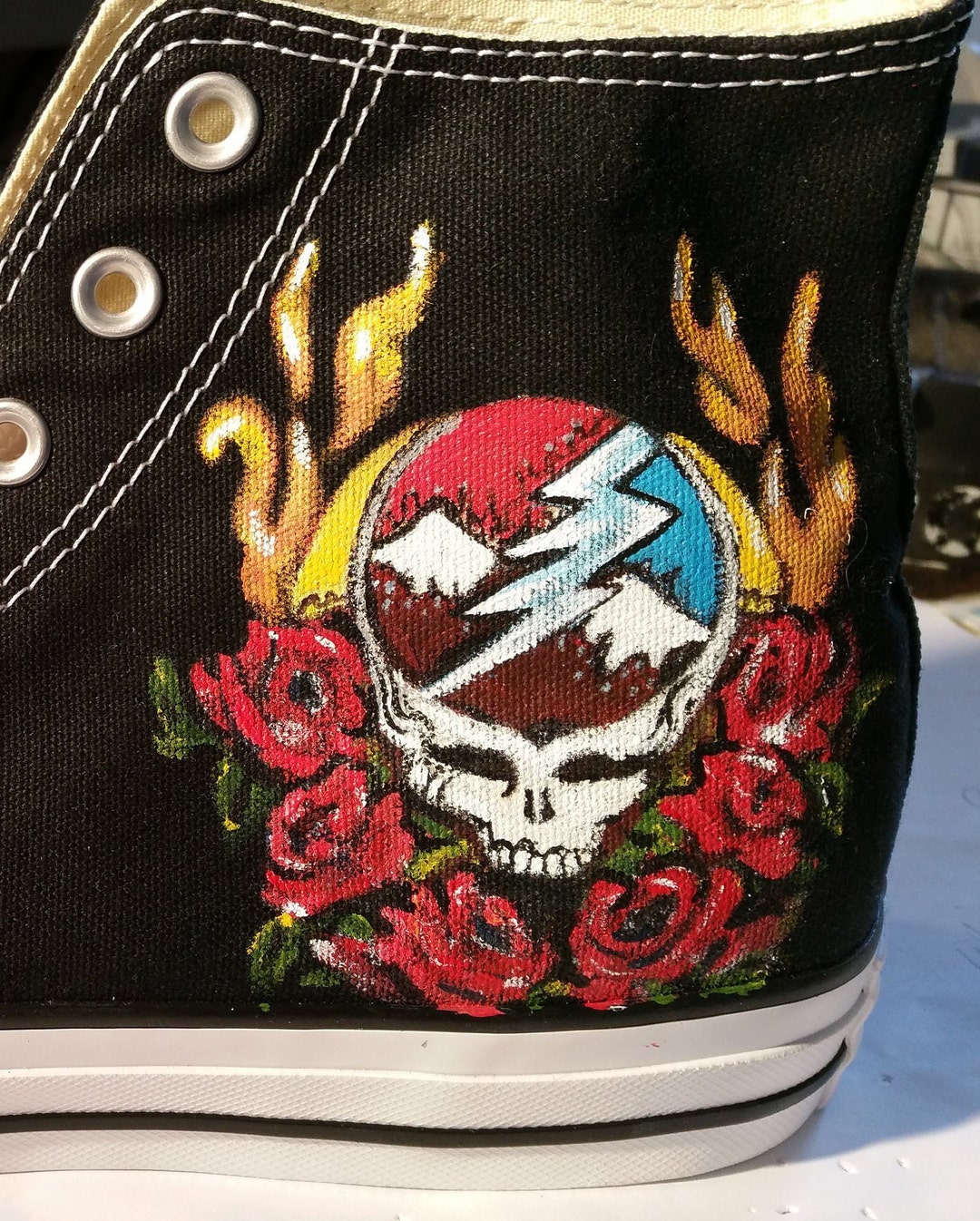 grateful dead custom shoes