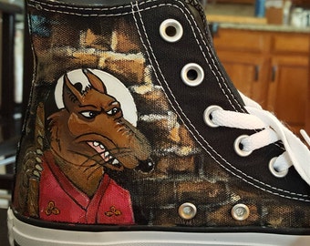Teenage Mutant Ninja Turtles Hand-Painted  Converse Sneakers – Custom Artwork