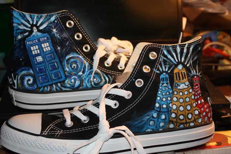 doctor who custom converse