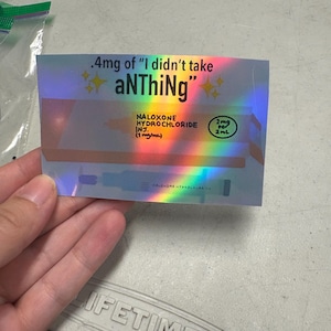 Narcan sticker