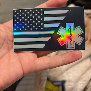 EMS flag sticker