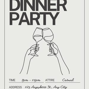Dinner Party Invitation