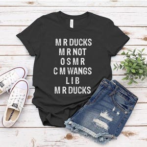 M R Ducks M R Not O S M R C M Wangs L I B M R Ducks - Duck Saying Duck Lover Wings M R Ducks SVG PNG 4500px