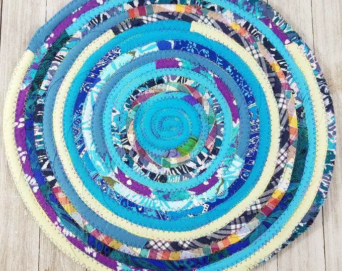 R2S Handmade Table Mat Fabric Placemat 14 Diameter Etsy