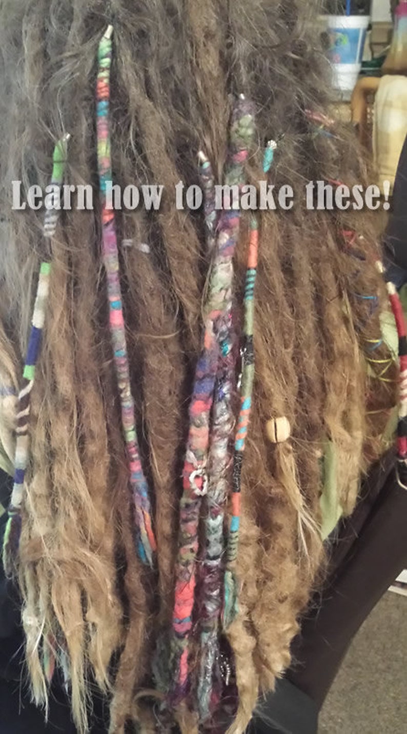 Make Your Own Hippie Hair Wraps Kit Mail Order Pattern Etsy