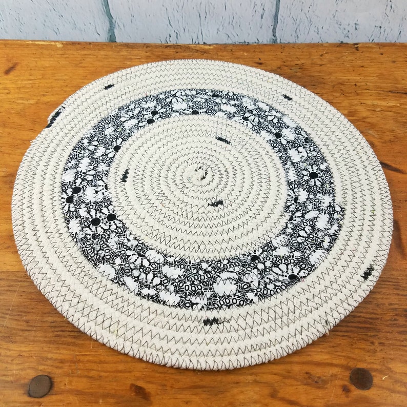 Cotton Rope Table Mat Handmade Round Placemat YOU Choose Size Etsy