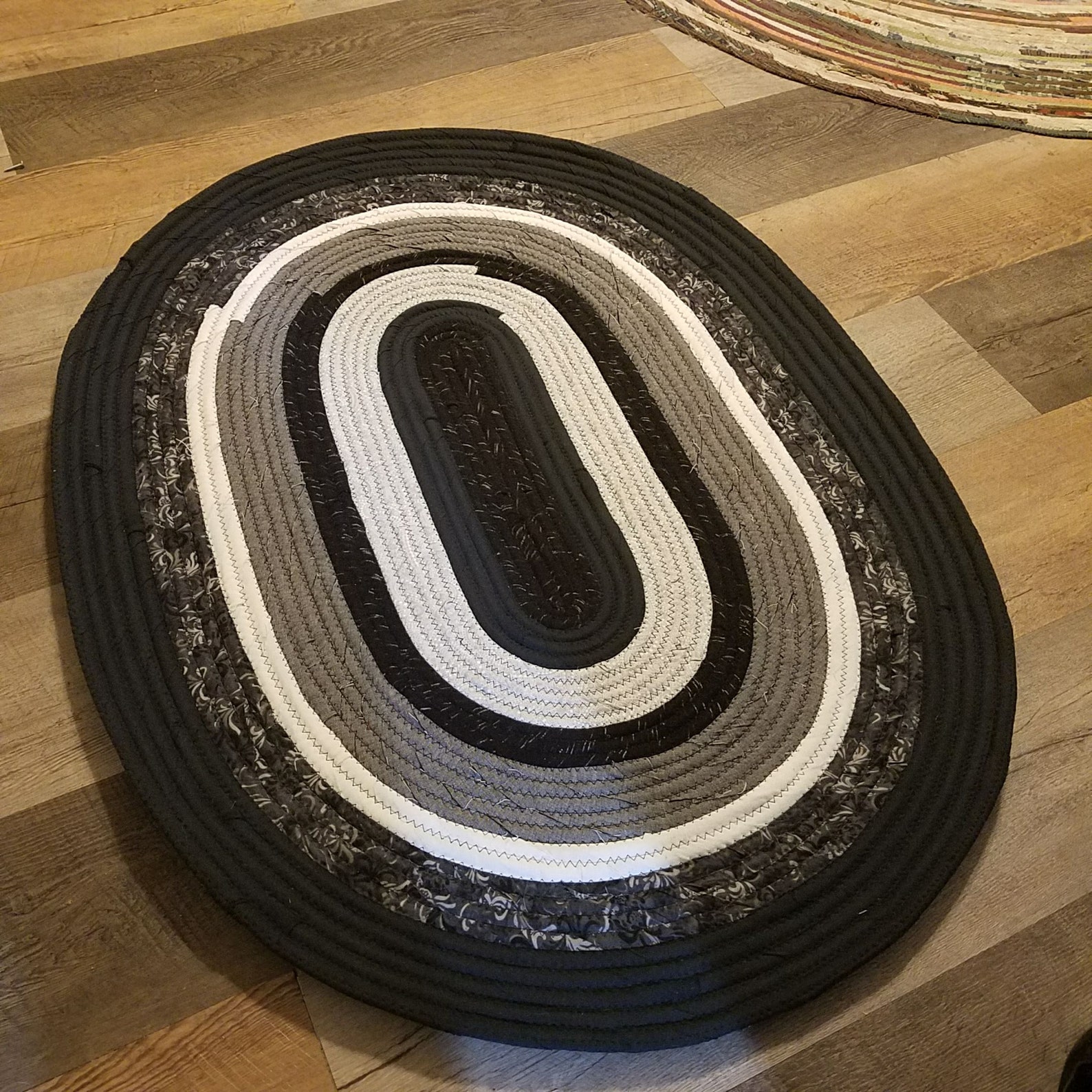 Multicolor Oval Fabric Placemat Made to Order Choose Your Etsy