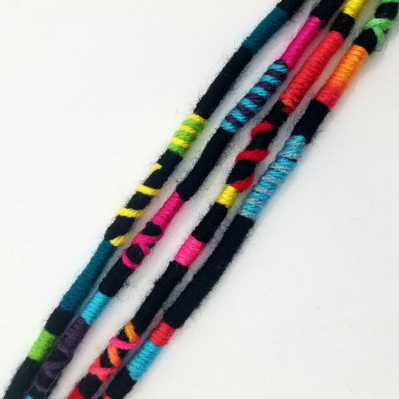 Make Your Own Hippie Hair Wraps Kit Mail Order Pattern Etsy