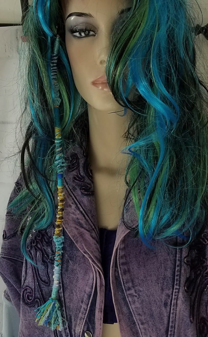 Yarn Fall Hippie Hair Wrap Qty 1 Custom Braid & Dreadlock Etsy Denmark