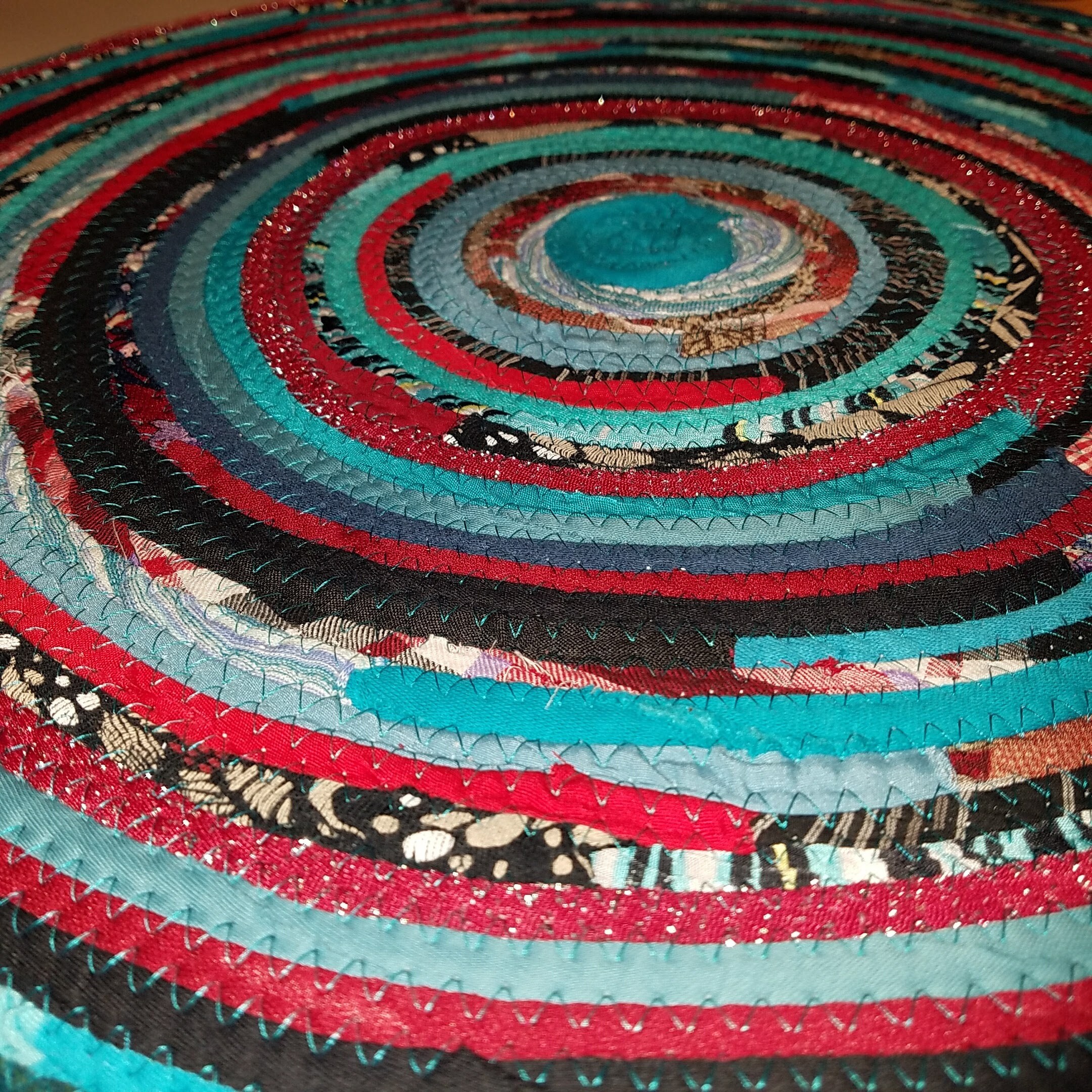 3' Colorful Round Rag Rug Made to Order YOU Choose Etsy