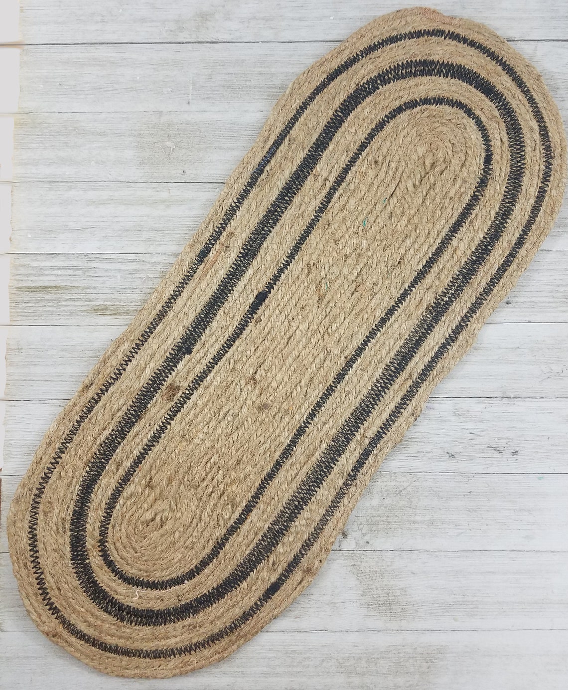 Jute Stair Treads Neutral Natural Rope Oval Rugs for Steps Etsy