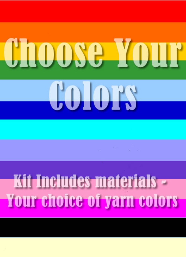 Make Your Own Hippie Hair Wraps Kit Mail Order Pattern Etsy