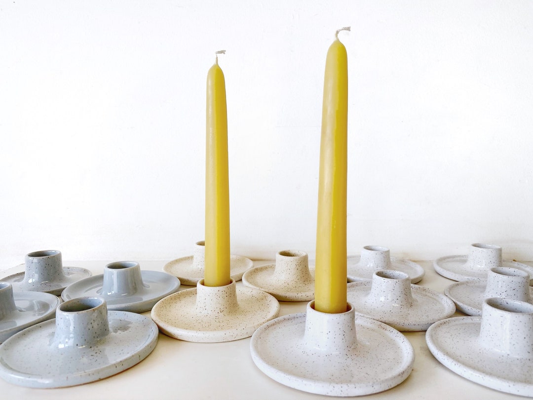 Nordic Style Ceramic Candle Holder Stick, Small Candlestick