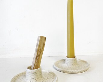 candle or palo santo holders for taper candles