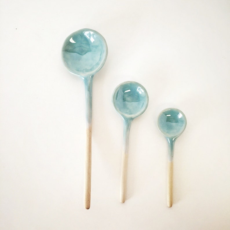Ceramic Spoon small spoon serving Home Decor Handmade Etsy