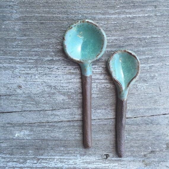 Items similar to Ceramic Spoon small spoon set serving Home Decor