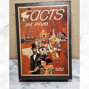 Vintage Facts in Five Trivia Game: 1960s Retro Party Game