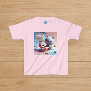 Camiseta infantil de panda, camiseta de dibujos animados, regalo para niños, ropa divertida, regalo de cumpleaños, ropa para bebés, conjuntos divertidos