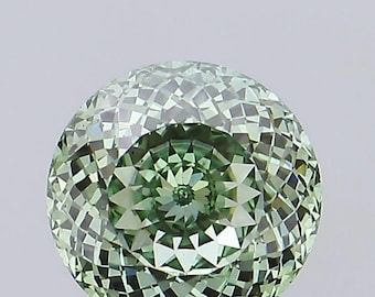 2.02 CT Fancy Intense Green Lab Grown Diamond: Portuguese Cut, IGI Certified