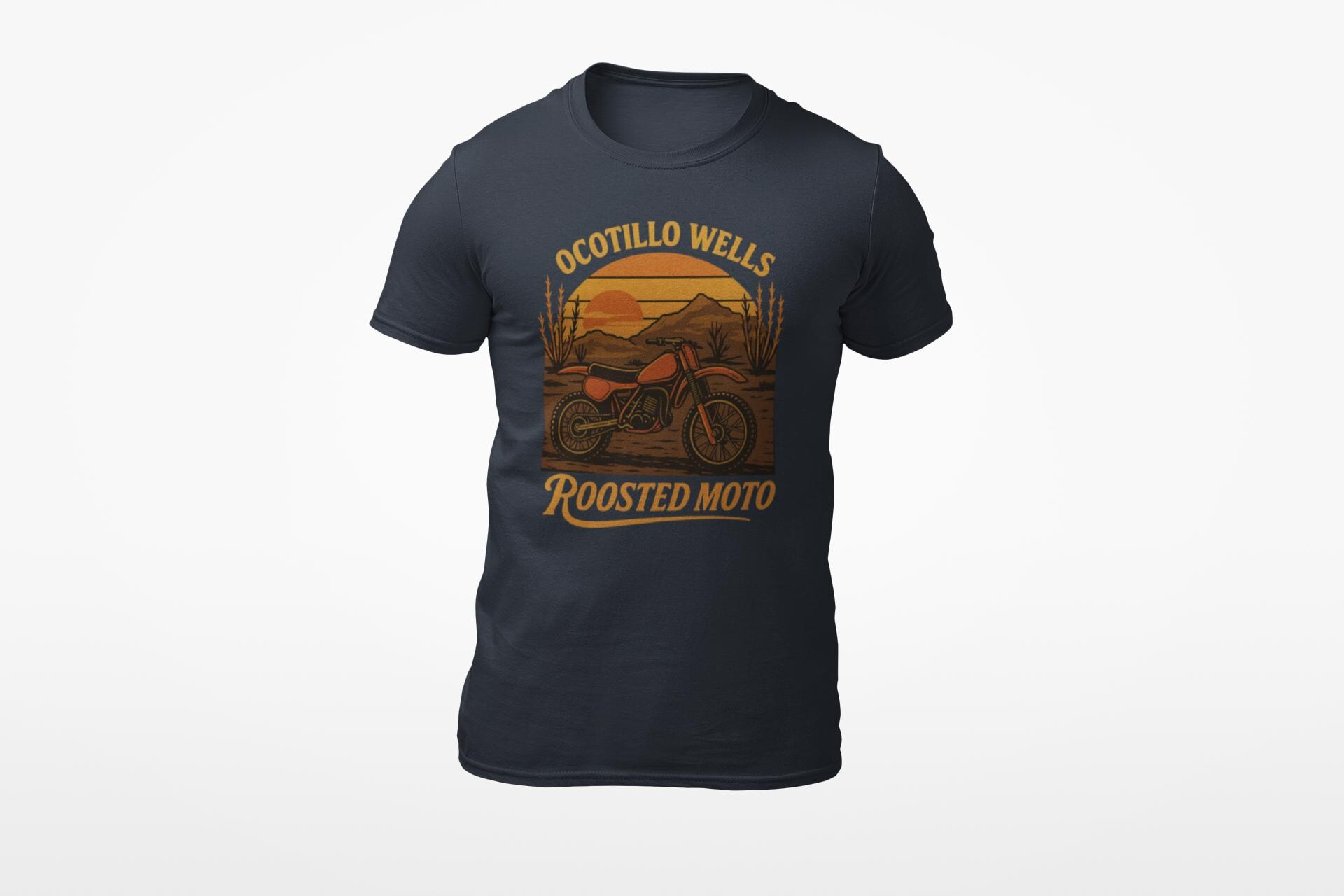 Roosted Moto Ocotillo Wells Shirt Motorcycle Dirt Bike Classic
