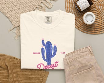 Camiseta "Sobreviviente de la temporada del desierto" — Camiseta con estampado vintage de cactus