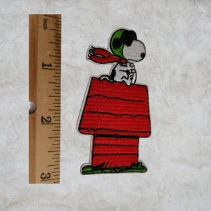 Snoopy Flying Ace Patch Iron-On – Red Baron Embroidered Peanuts Applique, Cartoon Dog Badge for Jackets, Backpacks, Collectors