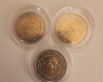 2 euro ornamental coins