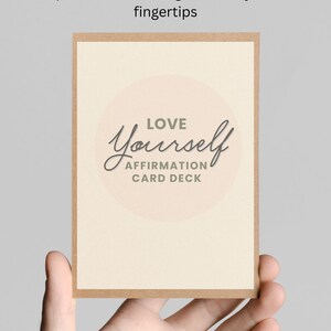 Cartes d'affirmation d'amour-propre à imprimer pour booster la confiance en soi de l'état d'esprit, outil de bien-être mental, réinitialisation quotidienne de l'état d'esprit, soutien pour l'estime de soi PDF