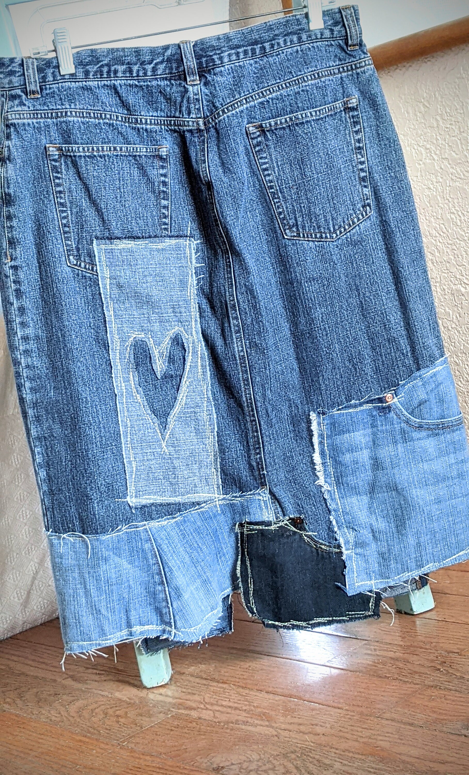 Deconstructed Trench Skirt