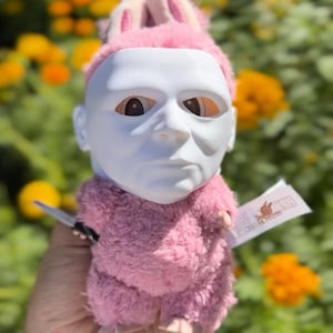 Labubu Michael Horror Mask
